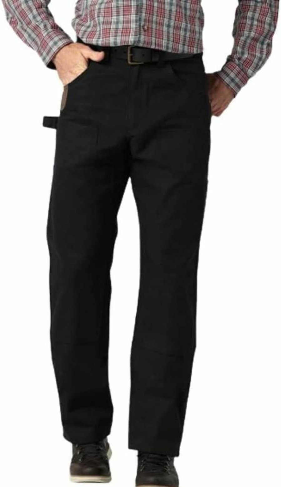 Wrangler Men's Relaxed Fit Utility Pants - Durable Work & Casual Cargo Pants for Men