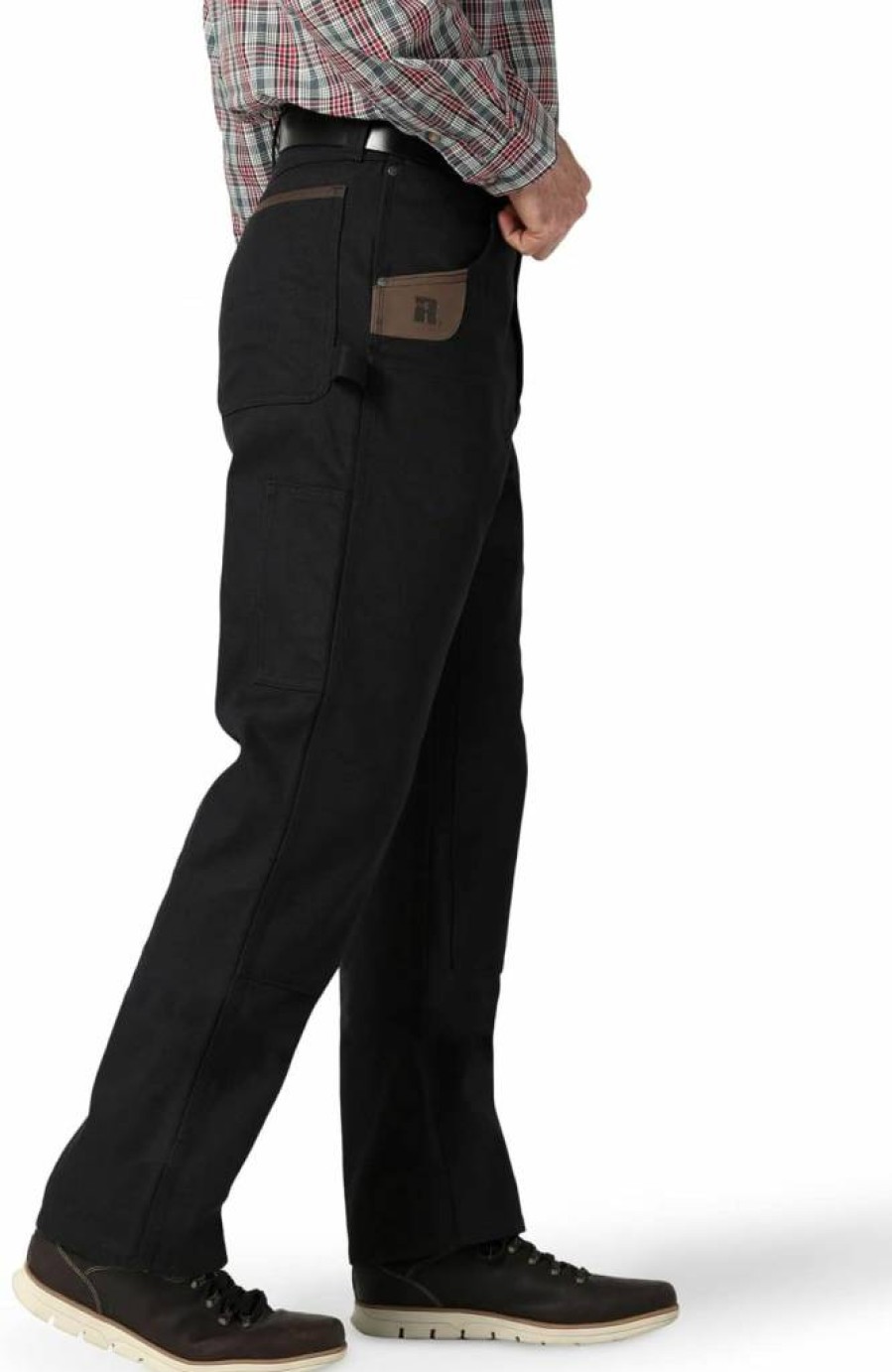 Wrangler Men's Relaxed Fit Utility Pants - Durable Work & Casual Cargo Pants for Men