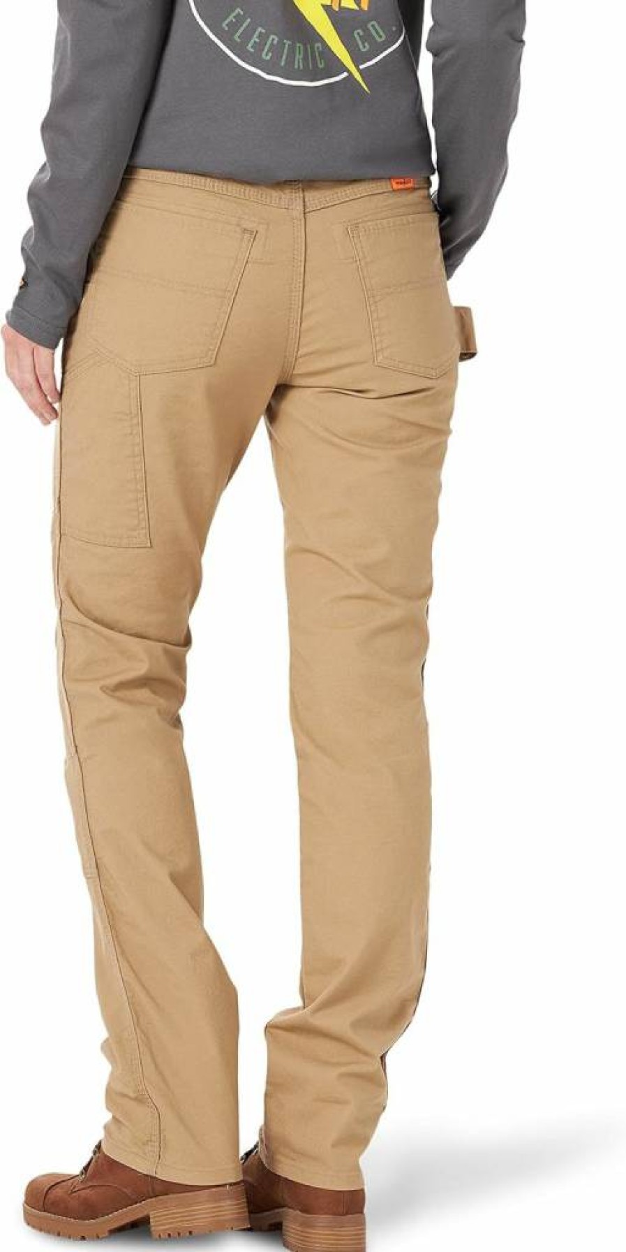 Wrangler Women's Flame Resistant Utility Work Pants - Durable FR Safety Trousers for Women