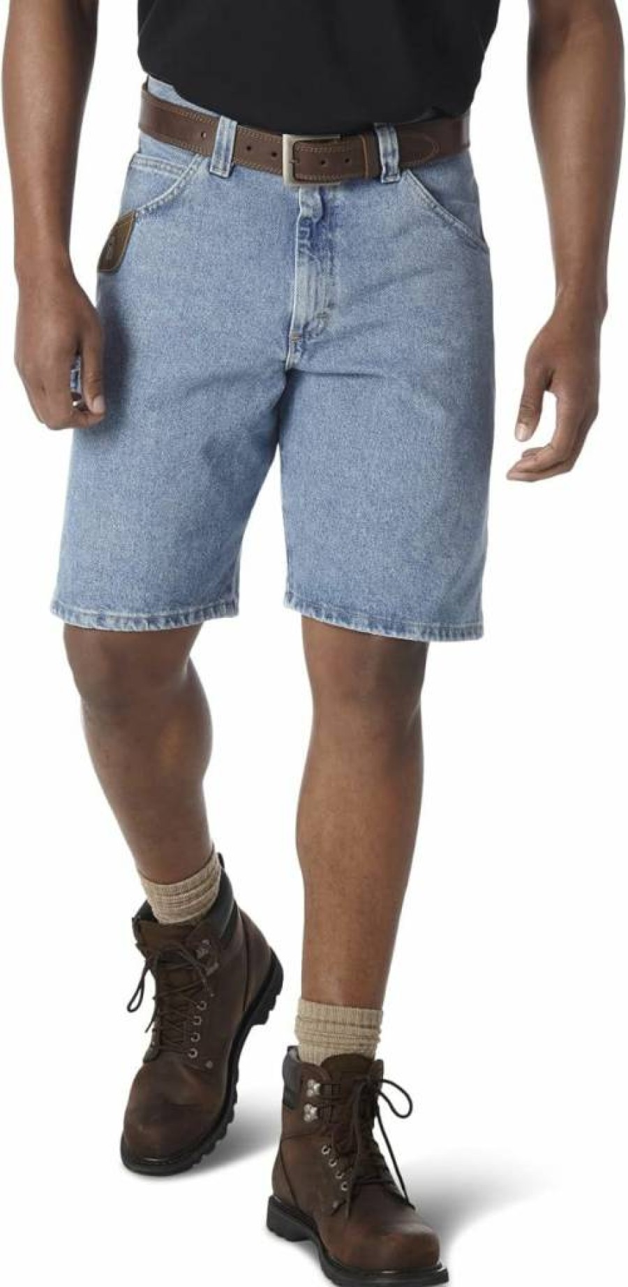 Wrangler Men's Ripstop Carpenter Work Shorts Durable Comfort Fit Outdoor Utility Shorts