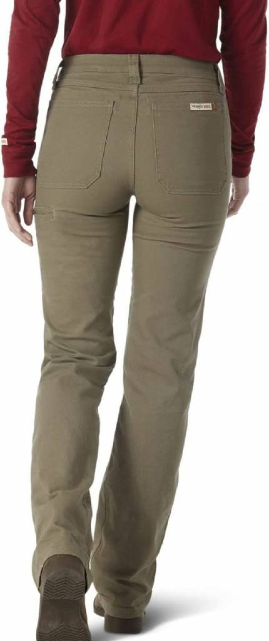 Wrangler Women's Regular Fit Work Pants - Durable Comfort for Professional Wear