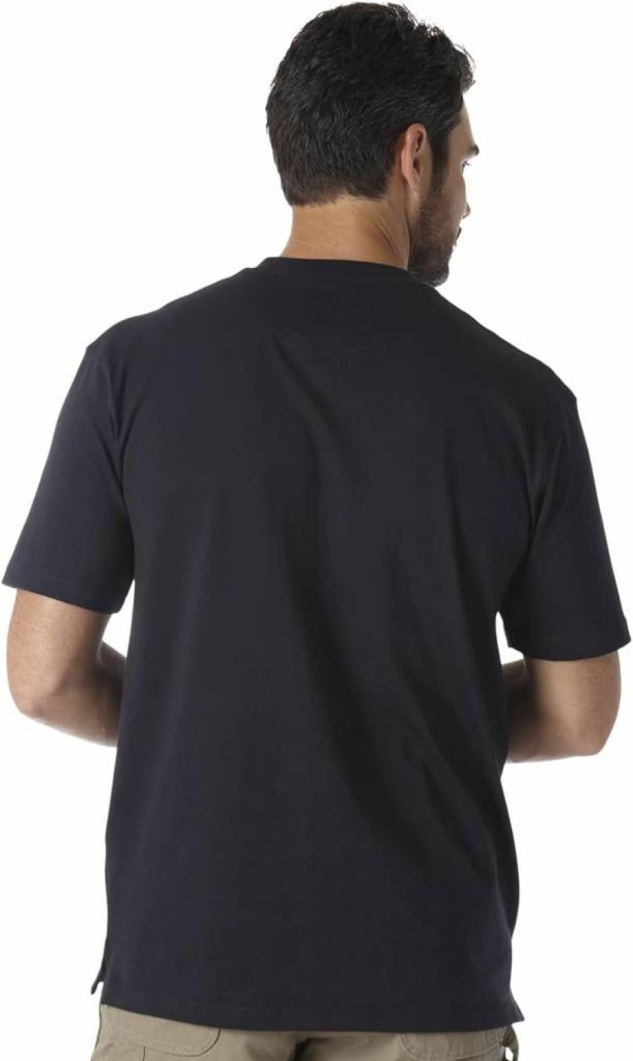 Wrangler Men's Classic Short Sleeve Pocket Tee - Comfortable Cotton Crewneck T-Shirt for Casual Wear