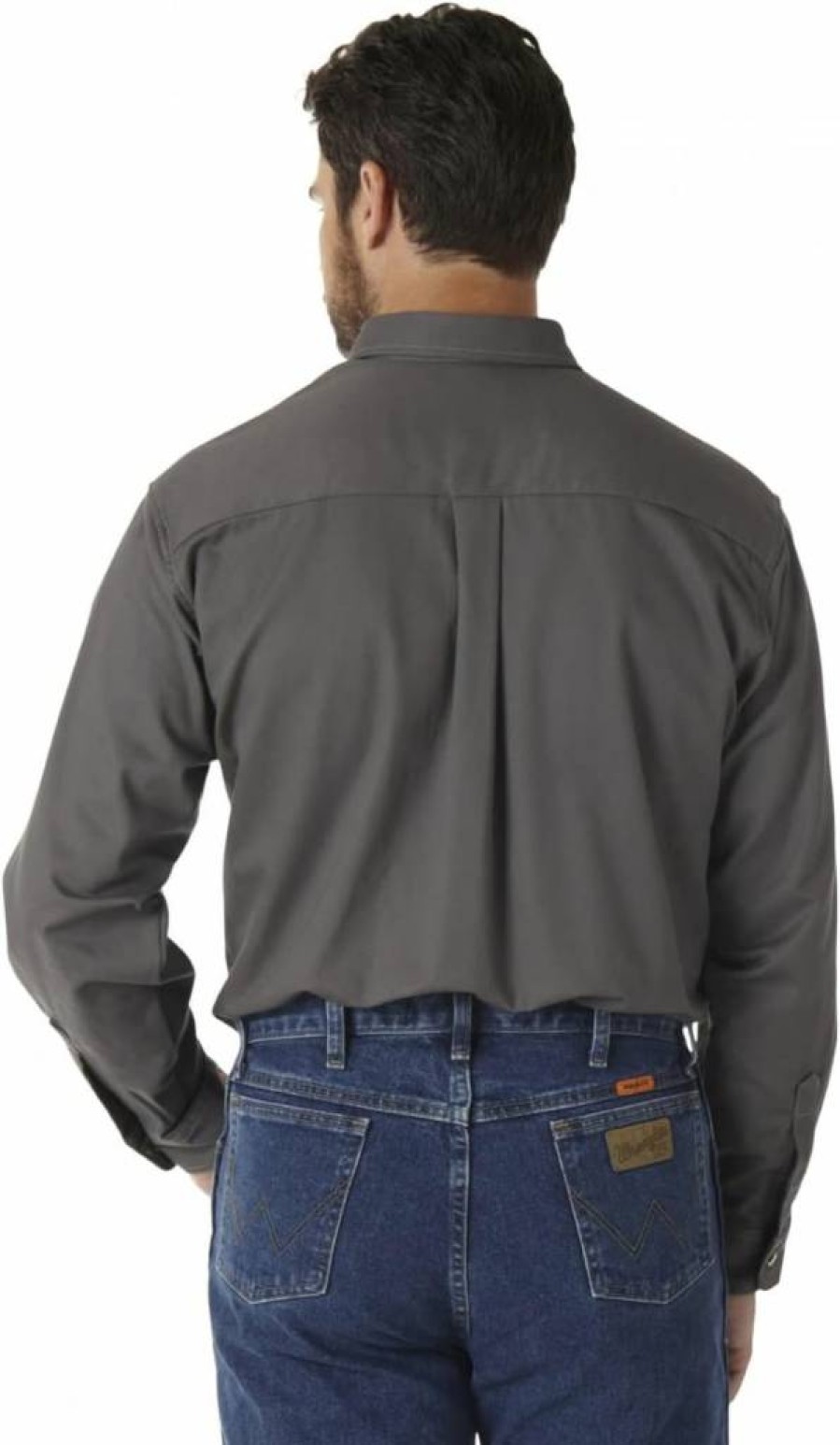 Wrangler Men's Durable Work Shirt - Heavy Duty Technical Shirt for Professional Use