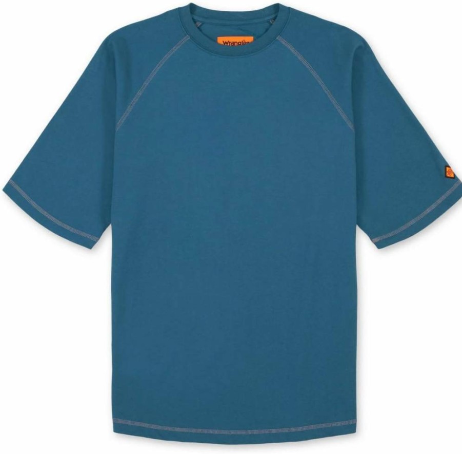 Wrangler Men's Flame Resistant Short Sleeve T-Shirt FR Base Layer Workwear