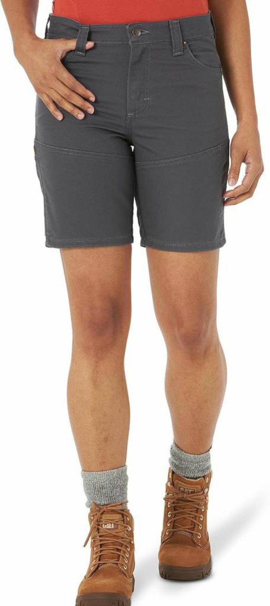 Wrangler Women's 8" Technician Work Shorts - Durable Comfort for Professional Women
