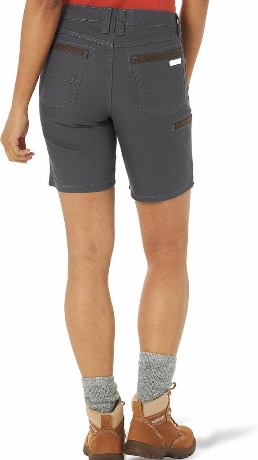Wrangler Women's 8" Technician Work Shorts - Durable Comfort for Professional Women
