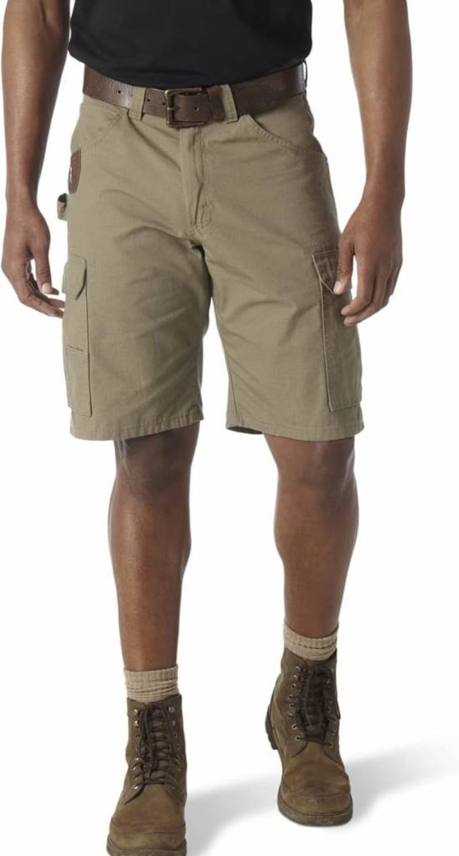 Wrangler Men's Ranger Cargo Shorts - Durable Outdoor & Casual Comfort Fit with Multiple Pockets