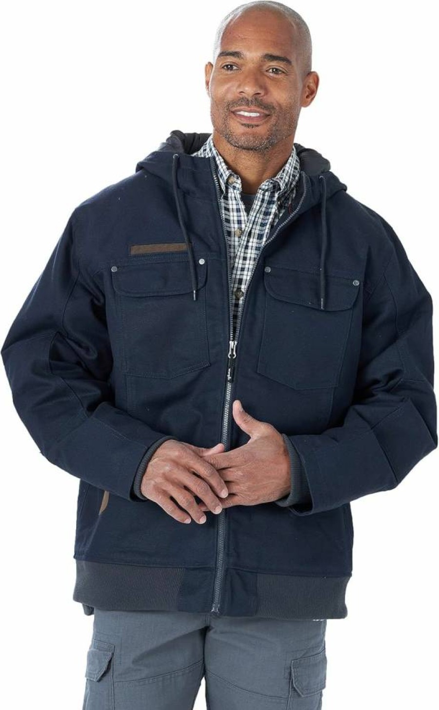Wrangler Men's Riggs Insulated Canvas Work Jacket - Durable Winter Workwear for Tough Jobs