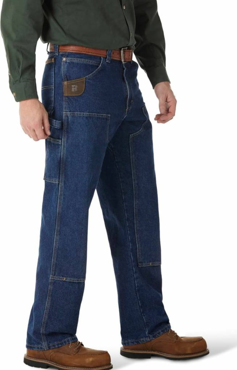 Wrangler Men's Utility Jeans - Durable Work & Casual Denim Pants for Men