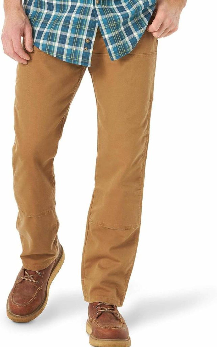 Wrangler Men's Straight Fit Work Pants - Durable Casual & Office Trousers for Men