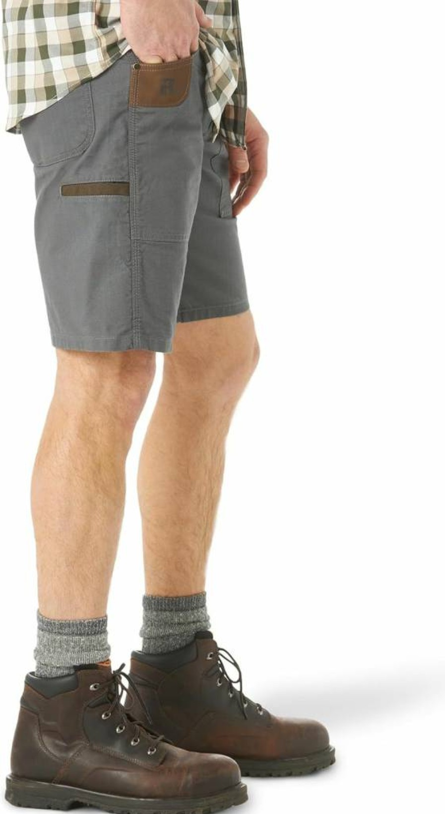 Wrangler Men's 10-Inch Regular Fit Work Shorts Durable Comfortable Casual Wear