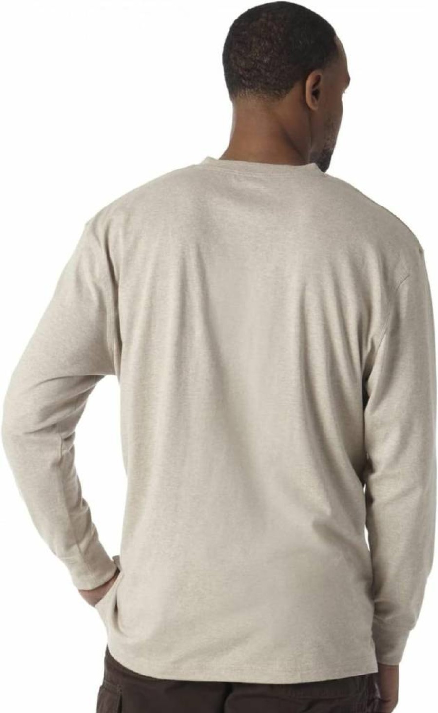Wrangler Men's Classic Long Sleeve Henley Shirt - Comfortable Casual Button-Up Top