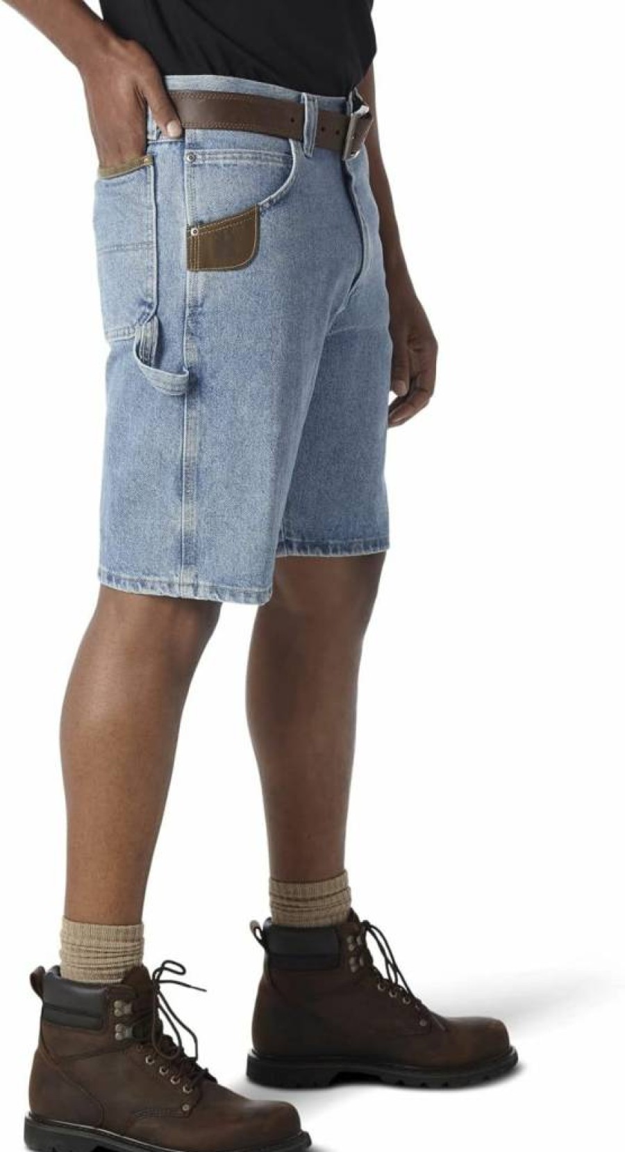 Wrangler Men's Ripstop Carpenter Work Shorts Durable Utility Outdoor Casual