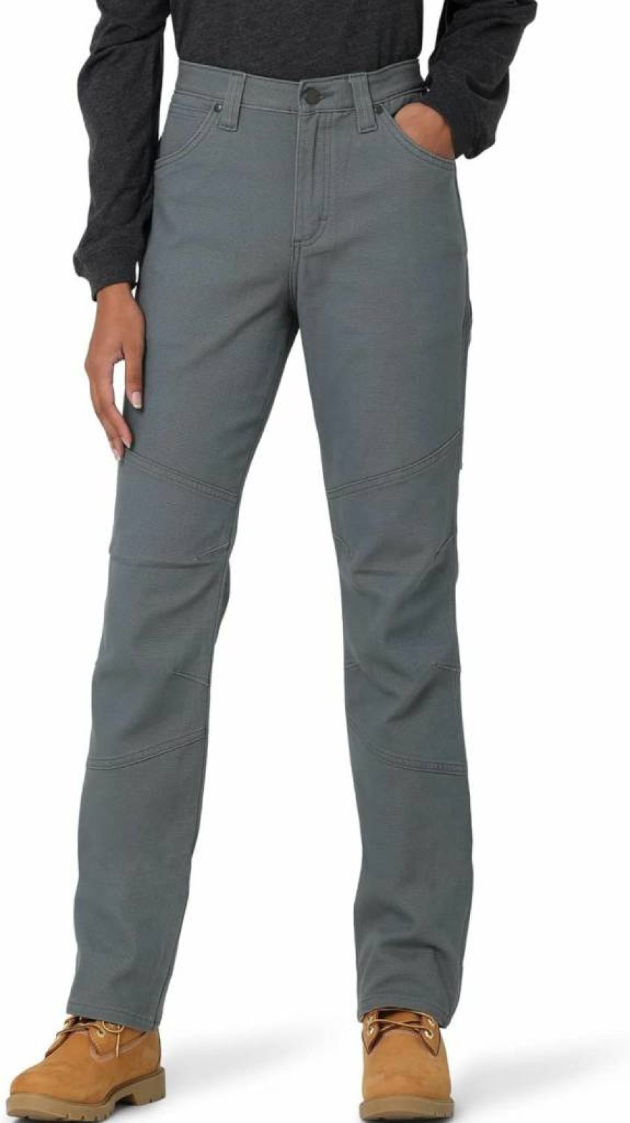 Wrangler Women's Utility Pants - Durable Workwear with Layered Toughness for Comfort & Style
