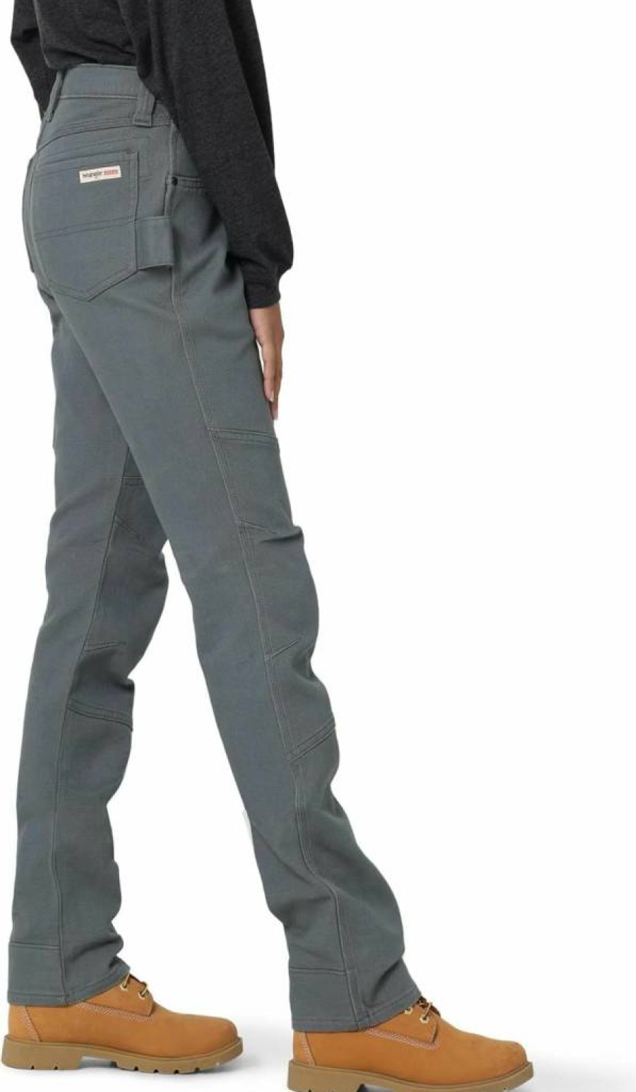 Wrangler Women's Utility Pants - Durable Workwear with Layered Toughness for Comfort & Style