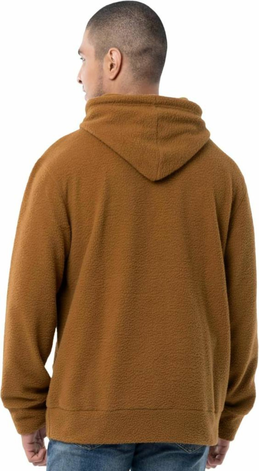 Wrangler Men's Sherpa-Lined Fleece Hoodie Pullover for Winter Warmth