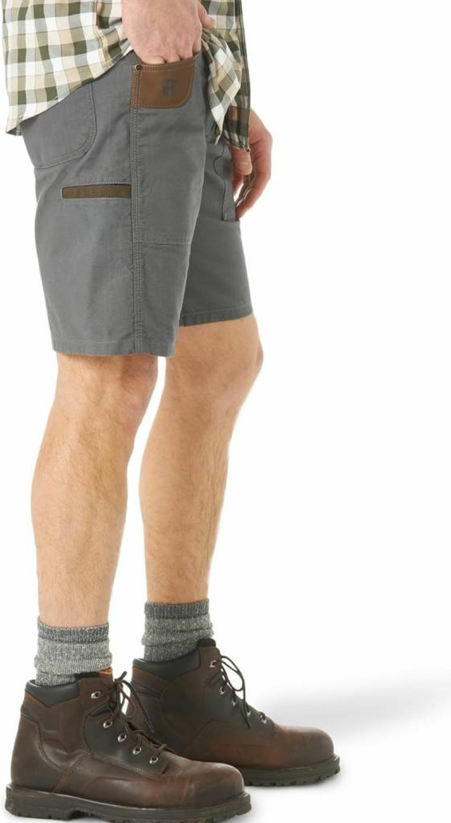 Wrangler Men's 10-Inch Regular Fit Work Shorts Durable Comfortable Casual Wear